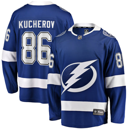FANATICS TAMPA BAY LIGHTNING NIKITA KUCHEROV ADULT HOME BREAKAWAY JERSEY