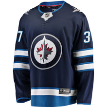 Winnipeg Jets Breakaway Player Jersey Connor Hellebuyck Navy