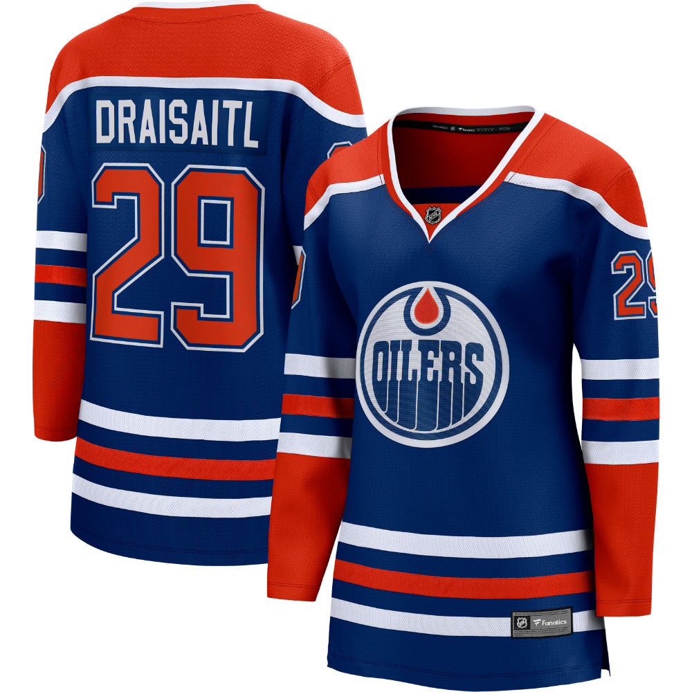 Women's Edmonton Oilers Home Breakaway Jersey Leon Draisaitl