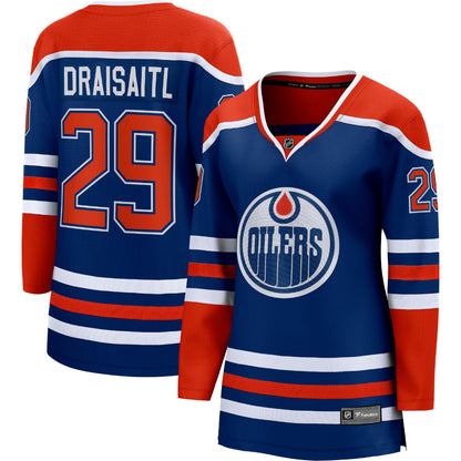 Women's Edmonton Oilers Home Breakaway Jersey Leon Draisaitl