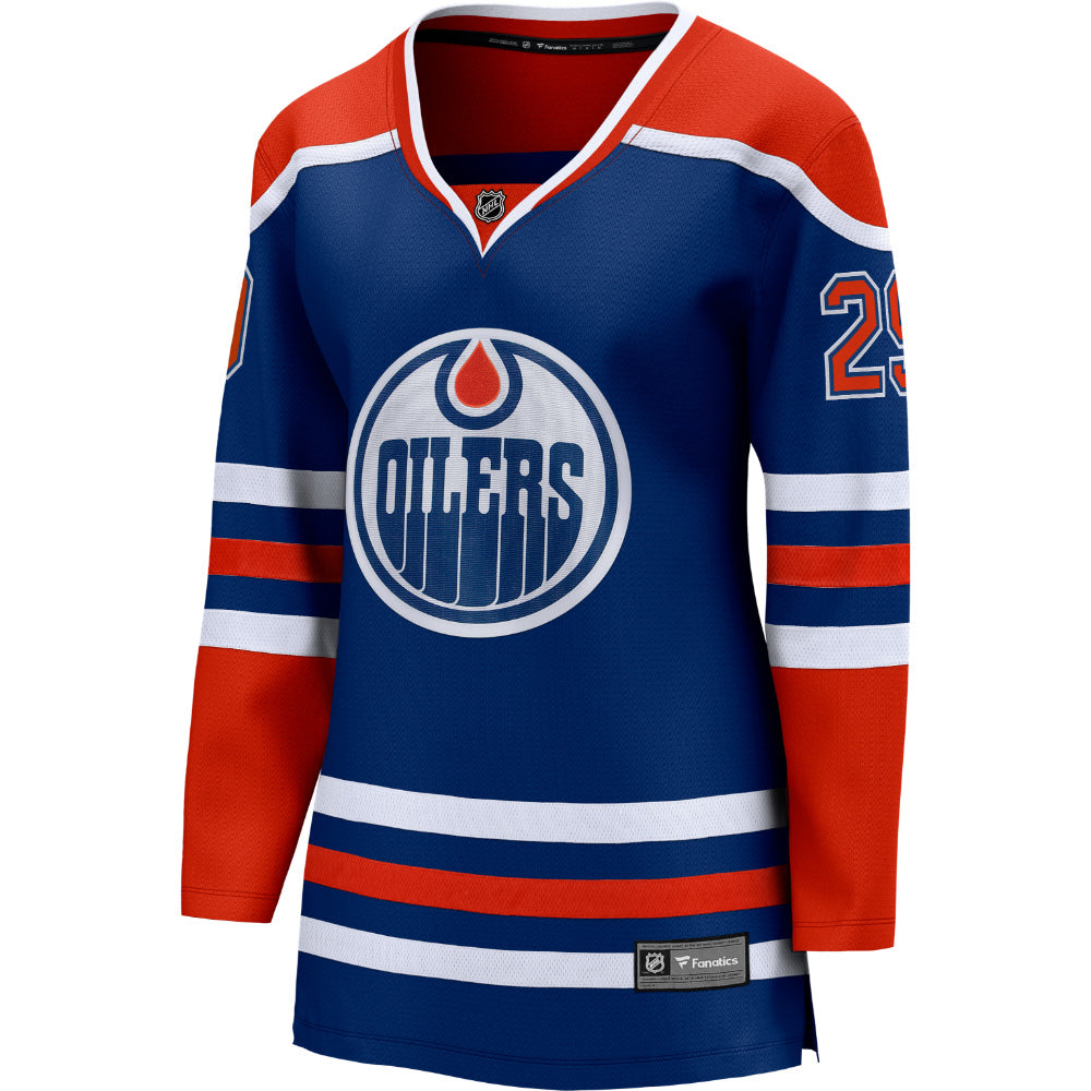 Women's Edmonton Oilers Home Breakaway Jersey Leon Draisaitl