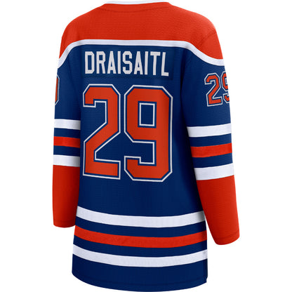 Women's Edmonton Oilers Home Breakaway Jersey Leon Draisaitl