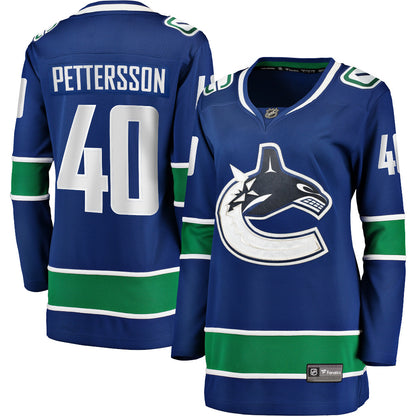 Vancouver Canucks Women's Breakaway Jersey Elias Pettersson