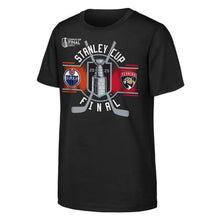 OUTERSTUFF 2025 STANLEY CUP FINAL MATCHUP KID'S BLACK T SHIRT