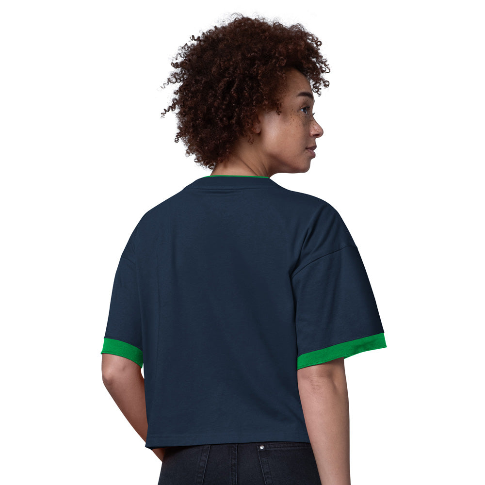 Starter Vancouver Canucks Flyout Women's Blue T Shirt