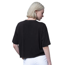 Starter Edmonton Oilers Women's Black Crop T Shirt