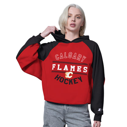 Starter Calgary Flames Boot Leg Women's Red Hoodie