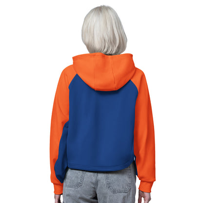 Starter Edmonton Oilers Boot Leg Women's Navy Hoodie