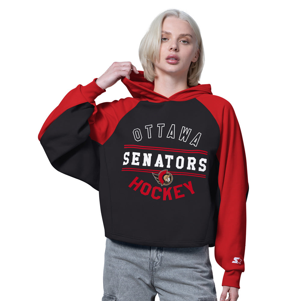 Starter Ottawa Senators Boot Leg Women's Black Hoodie