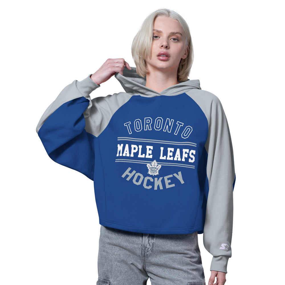 Starter Toronto Maple Leafs Boot Leg Women's Blue Hoodie