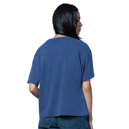 Starter Toronto Maple Leafs Hall Of Fame Women's Boxy Blue T Shirt