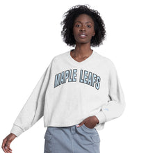 Starter Toronto Maple Leafs Show Up Women's Grey Crew Sweater