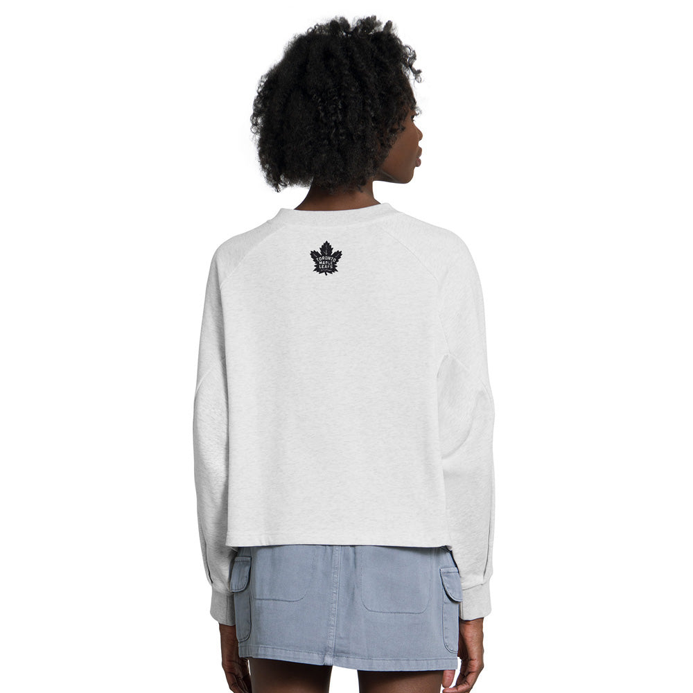 Starter Toronto Maple Leafs Show Up Women's Grey Crew Sweater