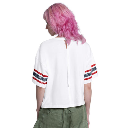 Starter Winnipeg Jets Hurry Up Offense Women's White T Shirt