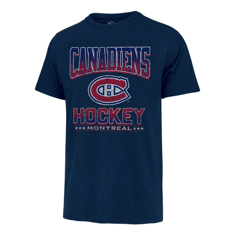 MONTREAL CANADIENS INNER FADE NAVY T SHIRT