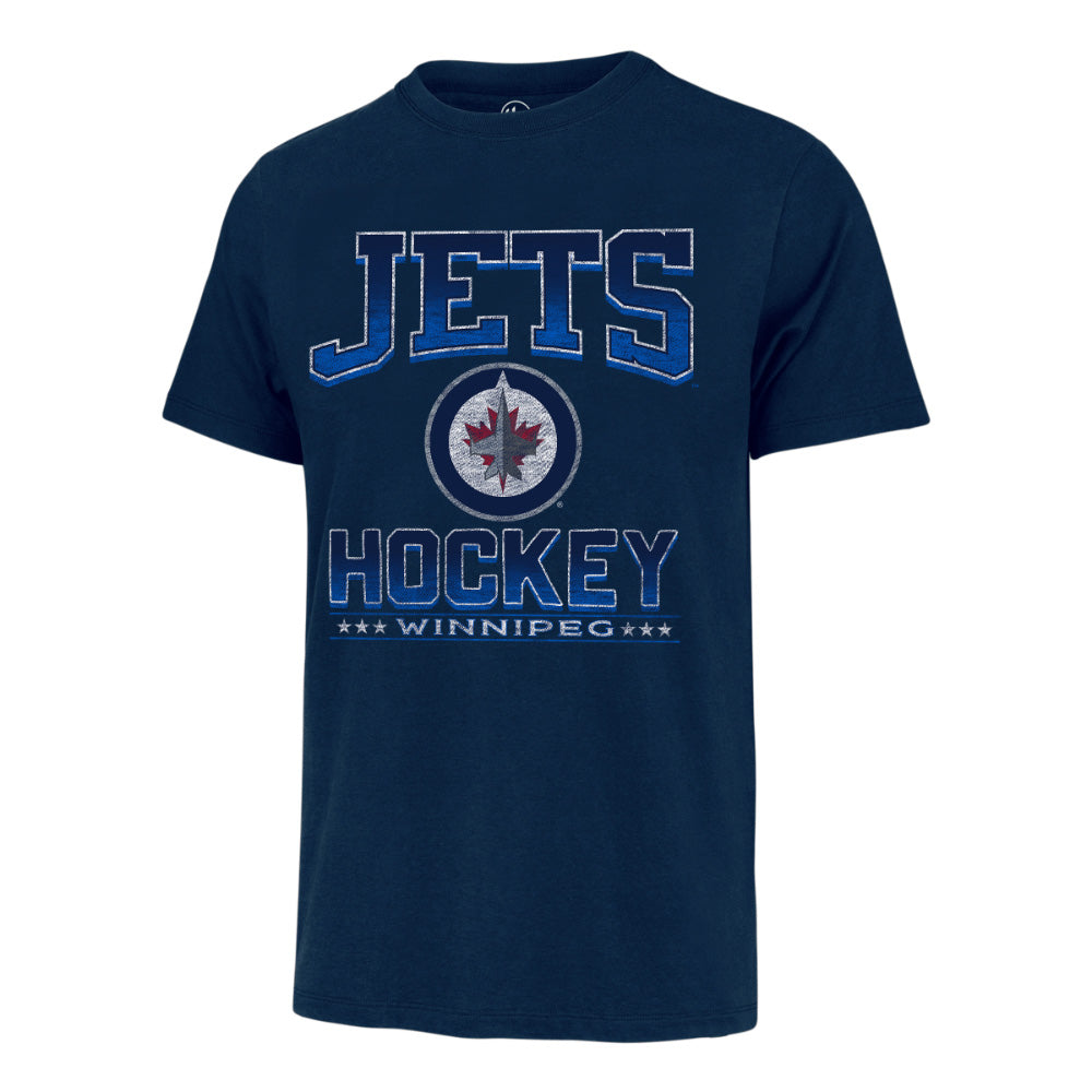 WINNIPEG JETS INNER FADE NAVY T SHIRT