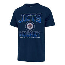 WINNIPEG JETS INNER FADE NAVY T SHIRT