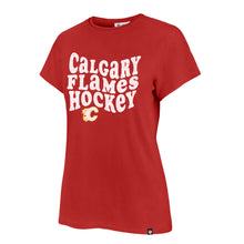 CALGARY FLAMES WOMENS FREE SPIRIT 47 FRANKIE RED T SHIRT
