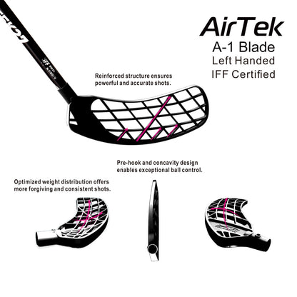 ACCUFLI AIRTEK A100 BLACK FLOORBALL STICK