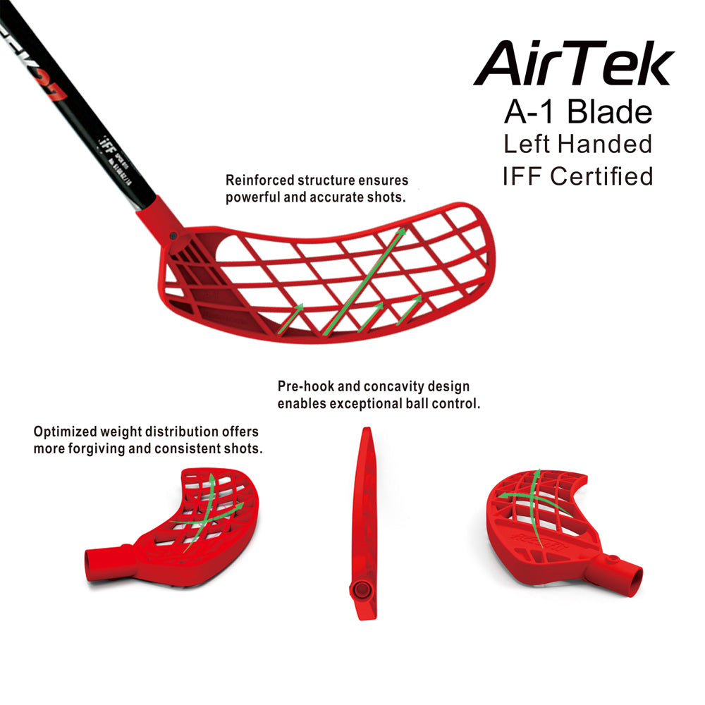 ACCUFLI AIRTEK A80 ORANGE FLOORBALL STICK
