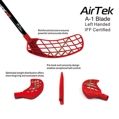 ACCUFLI AIRTEK A80 ORANGE FLOORBALL STICK