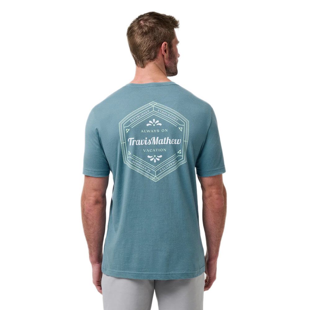 Travismathew Maximum Stay Men's Captain's Blue T Shirt