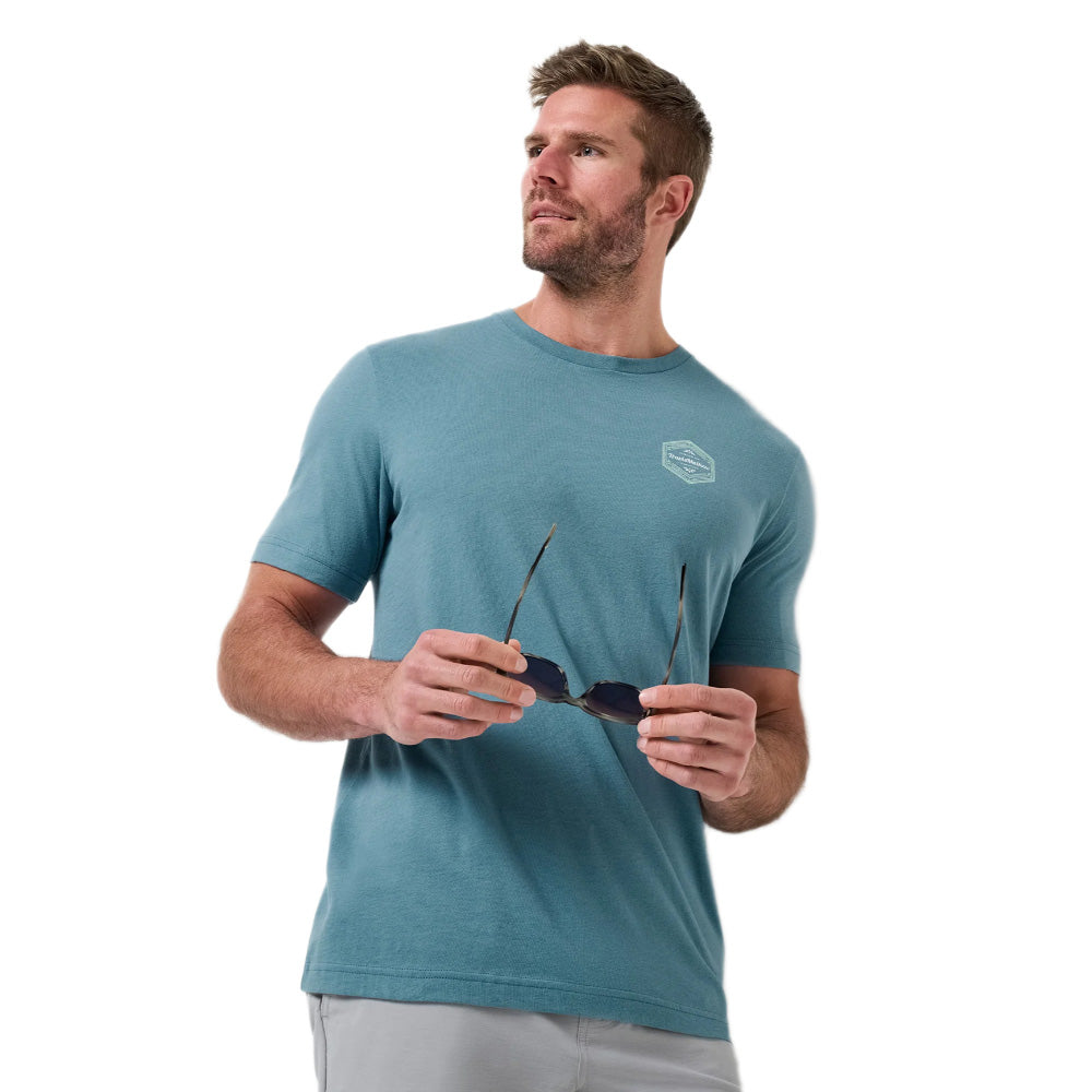 Travismathew Maximum Stay Men's Captain's Blue T Shirt