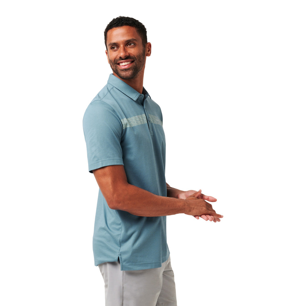 Travismathew Full Flight Men's Captain's Blue Polo Shirt