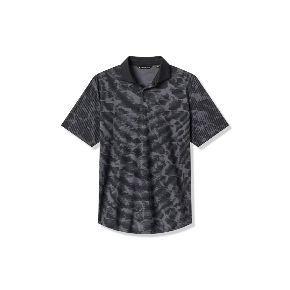 Travismathew Study Abroad Men's Black Polo Shirt