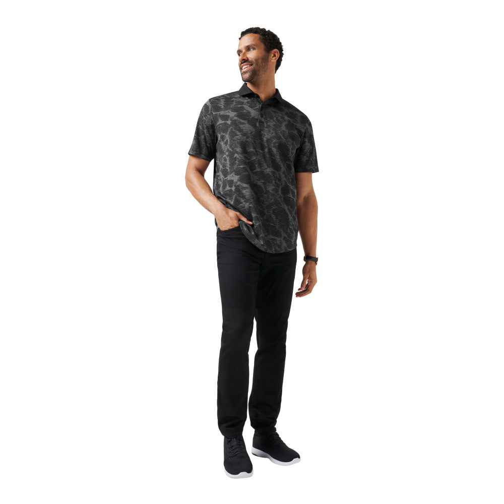 Travismathew Study Abroad Men's Black Polo Shirt