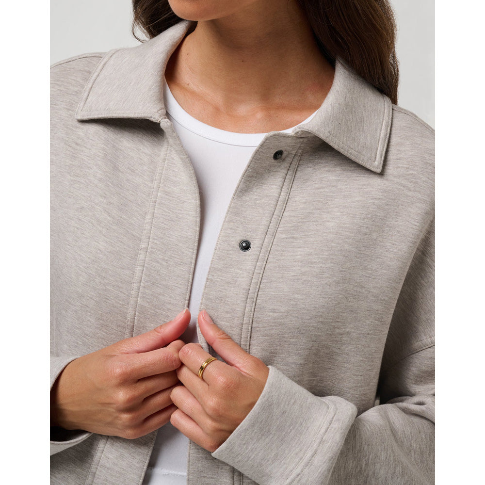 TravisMathew Cloudscape Women's Tan Button Down