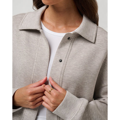 TravisMathew Cloudscape Women's Tan Button Down