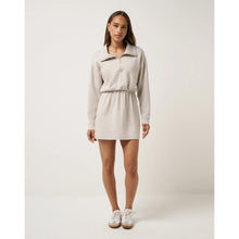 TravisMathew Skyloft Soft Women's Tan Zip Dress