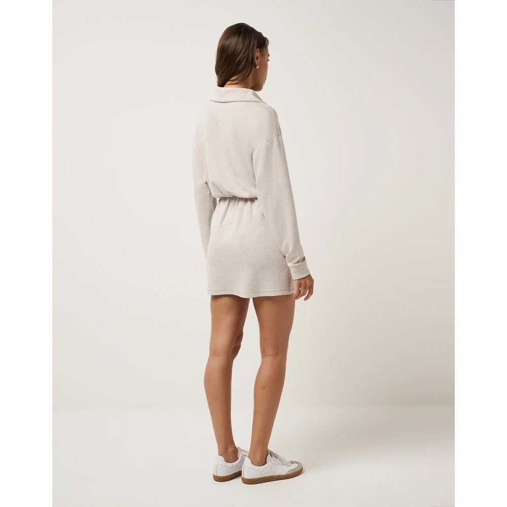 TravisMathew Skyloft Soft Women's Tan Zip Dress