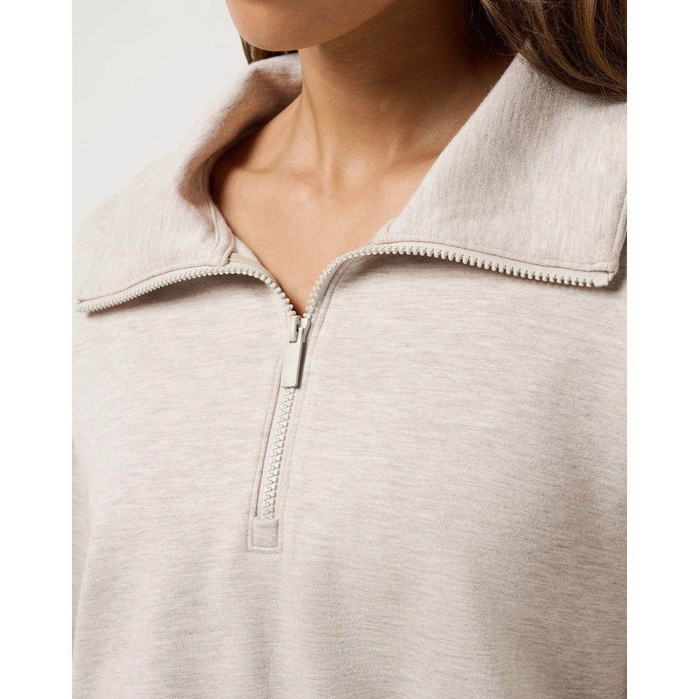 TravisMathew Skyloft Soft Women's Tan Zip Dress