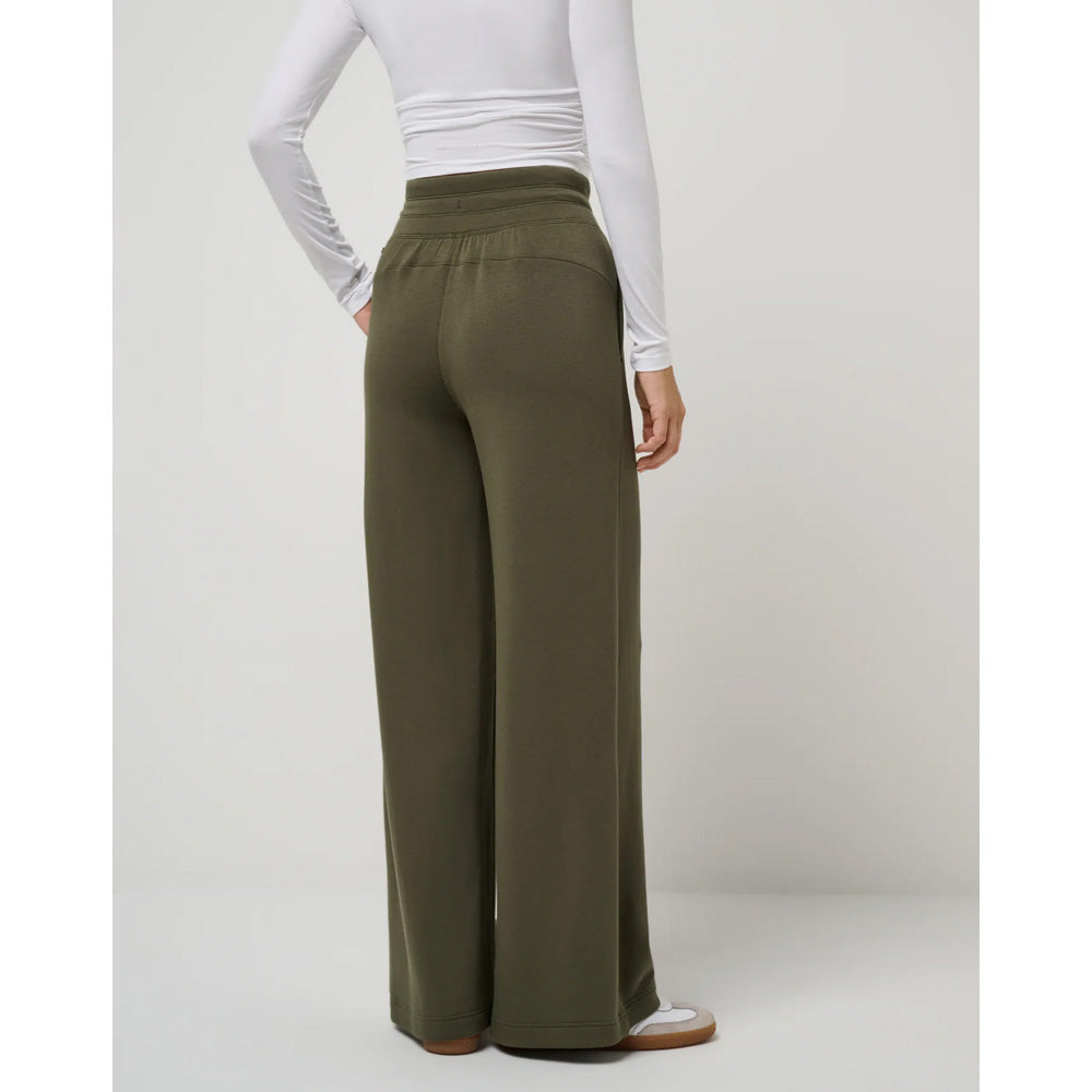TravisMathew Skyloft Women's Green Wide Leg Pants