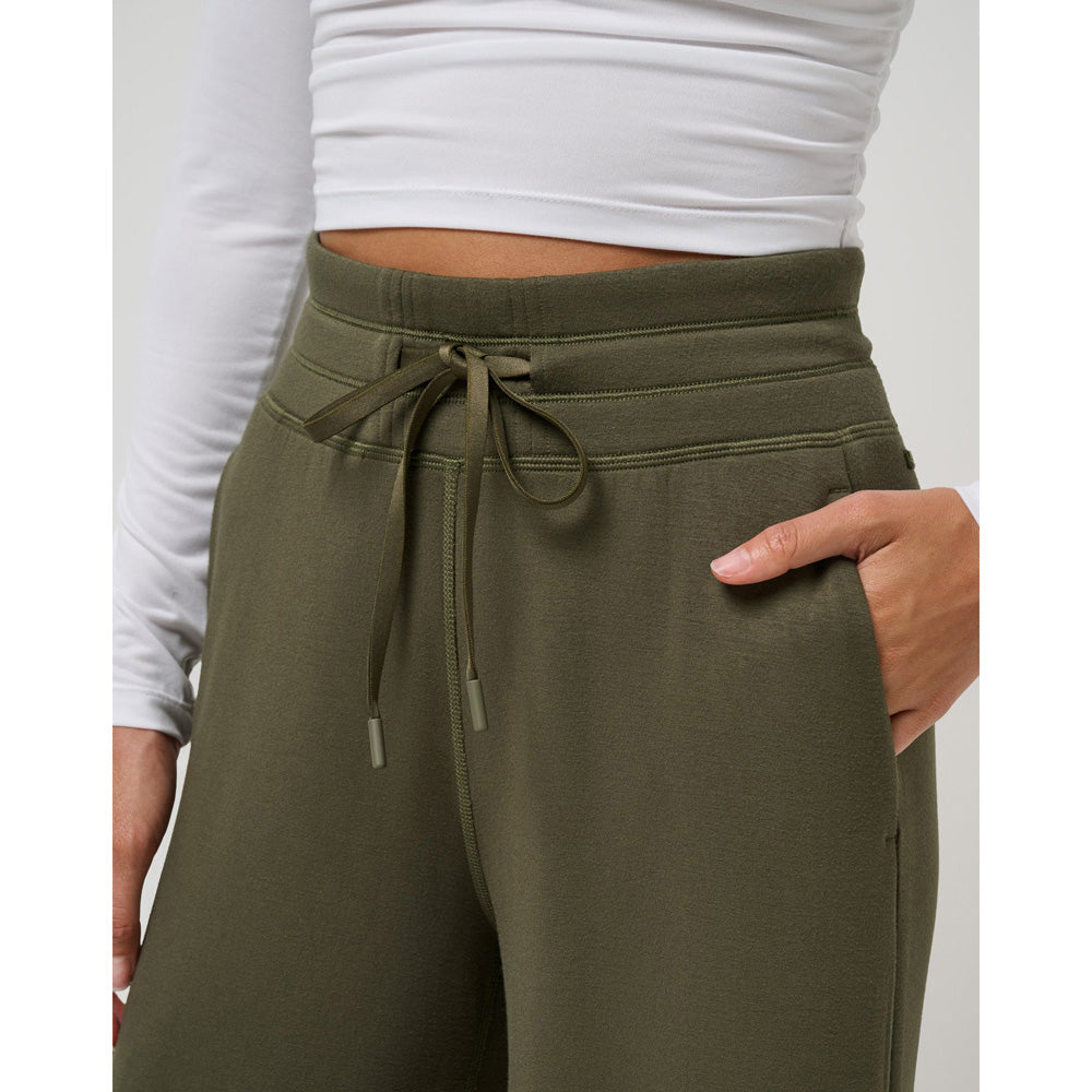 TravisMathew Skyloft Women's Green Wide Leg Pants