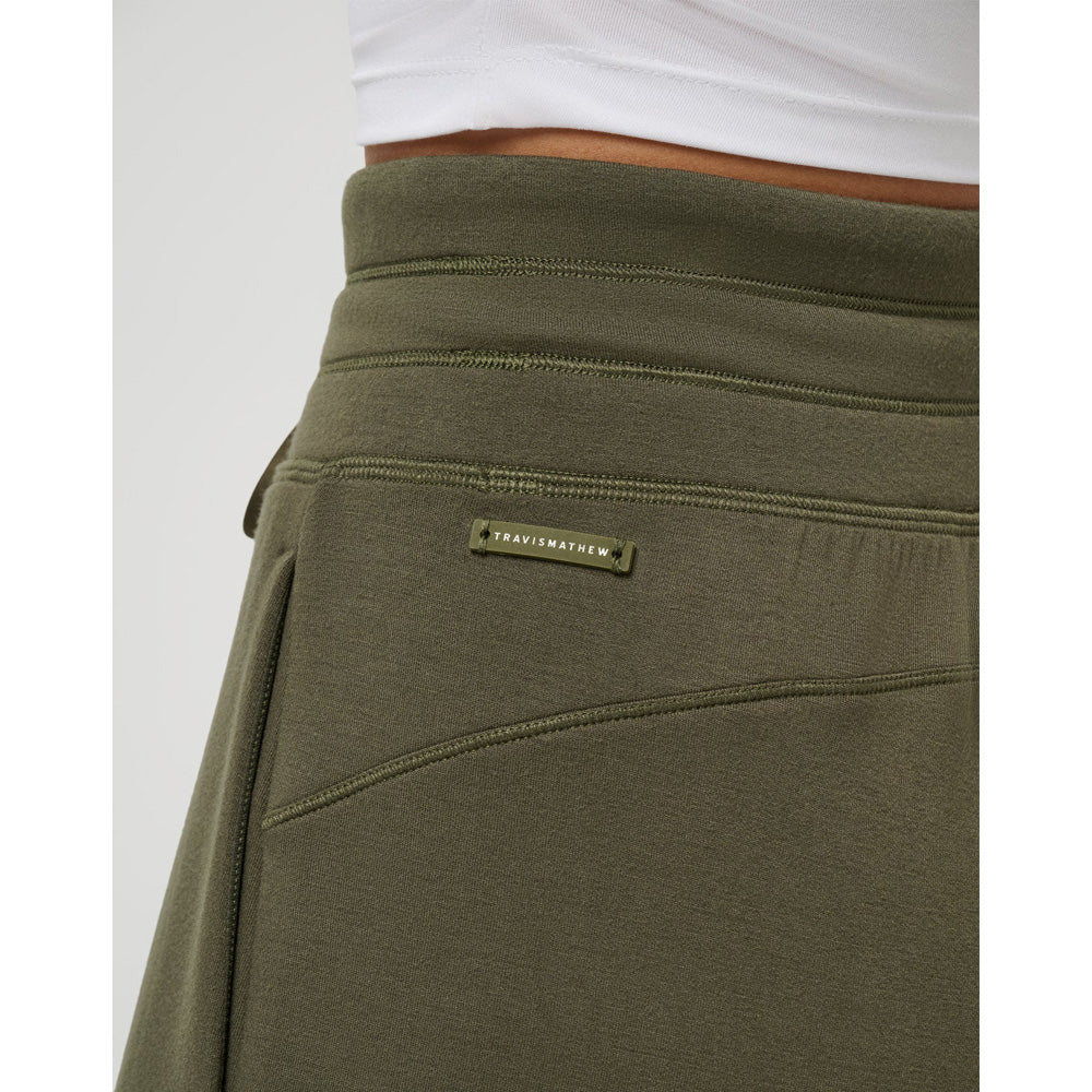 TravisMathew Skyloft Women's Green Wide Leg Pants