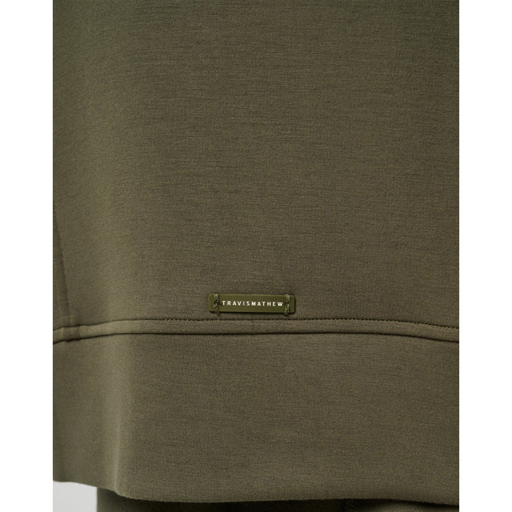 TravisMathew Skyloft Women's Dark Green Funnel Neck Shirt