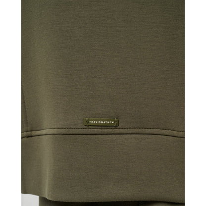 TravisMathew Skyloft Women's Dark Green Funnel Neck Shirt