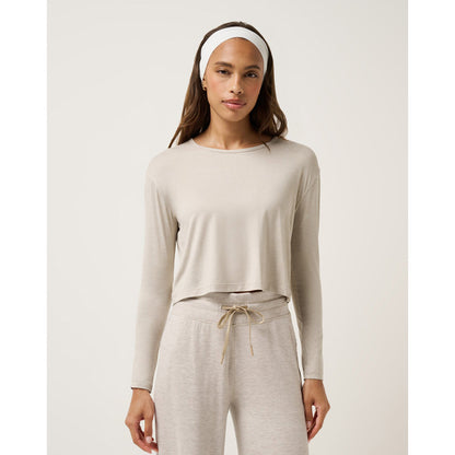 TravisMathew Celestia Women's Tan Long Sleeve Shirt