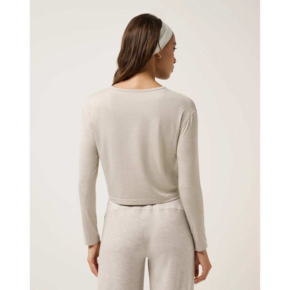 TravisMathew Celestia Women's Tan Long Sleeve Shirt