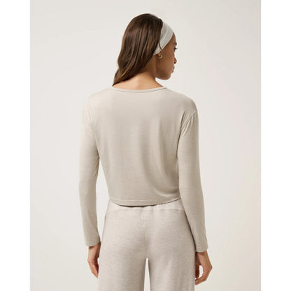 TravisMathew Celestia Women's Tan Long Sleeve Shirt