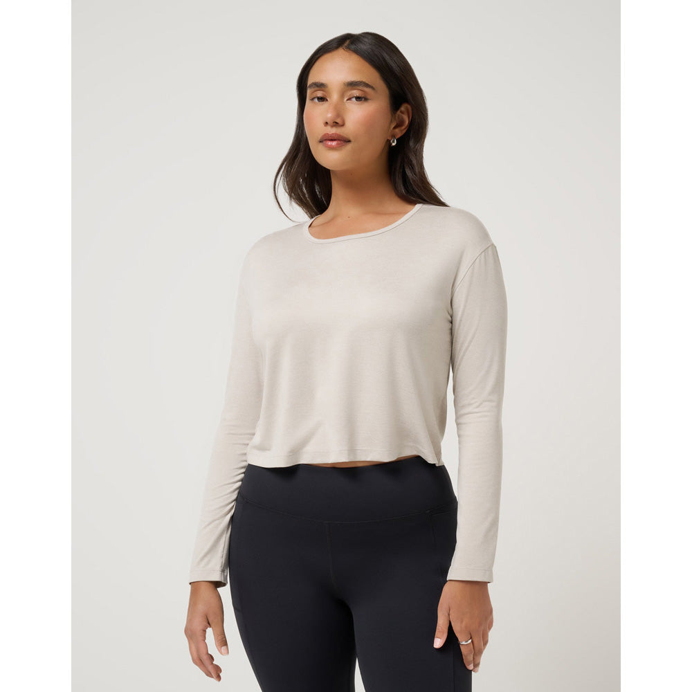TravisMathew Celestia Women's Tan Long Sleeve Shirt