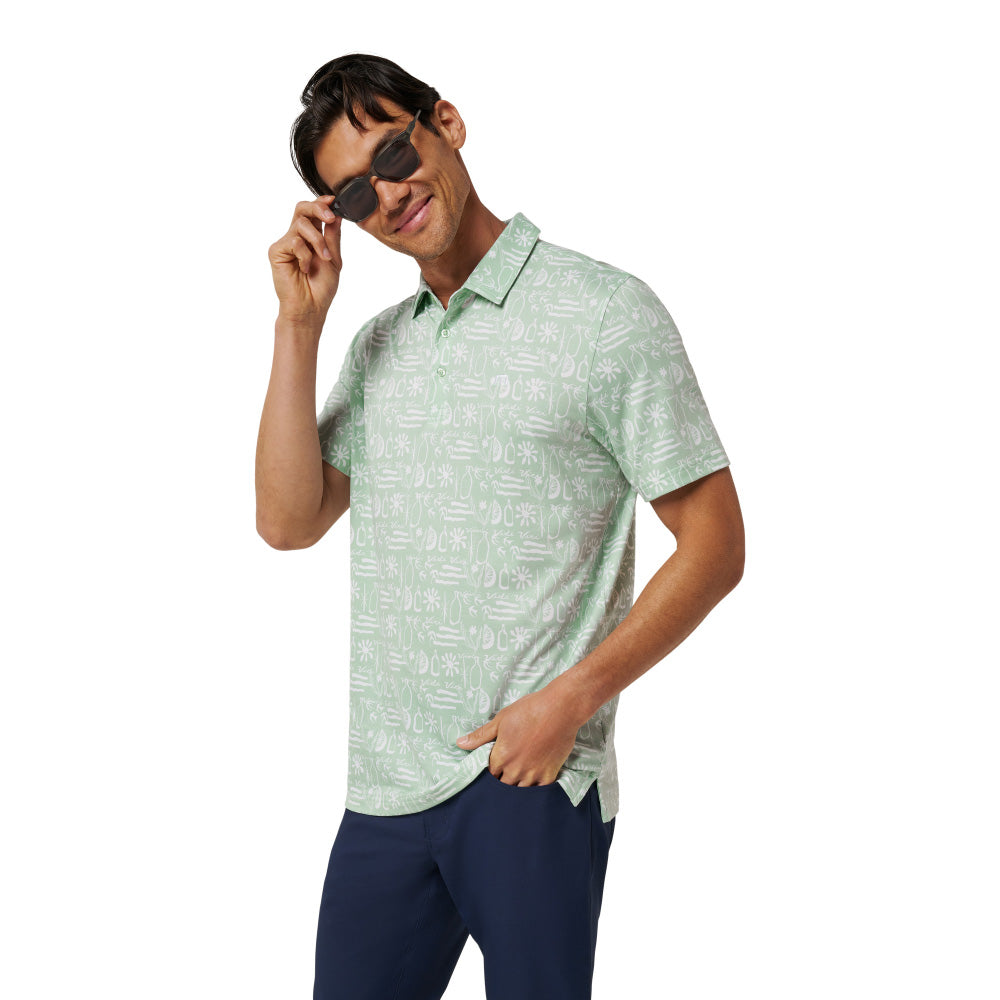 Travis Mathew Featherweight Cabana Men's Polo Shirt
