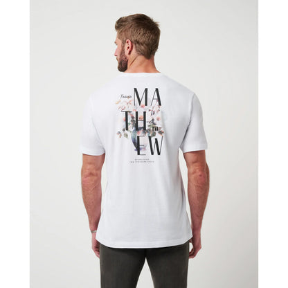 TravisMathew Art Scene Men's White T Shirt
