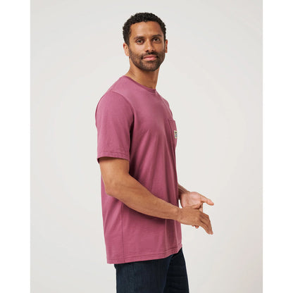 TravisMathew Beach Pocket Men's Burgundy T Shirt
