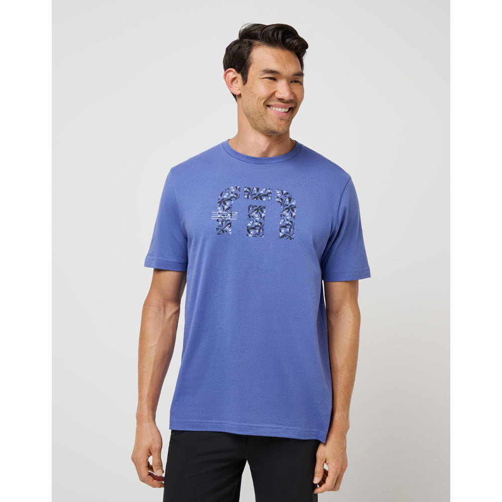 TravisMathew No Looking Back Men's Purple T Shirt