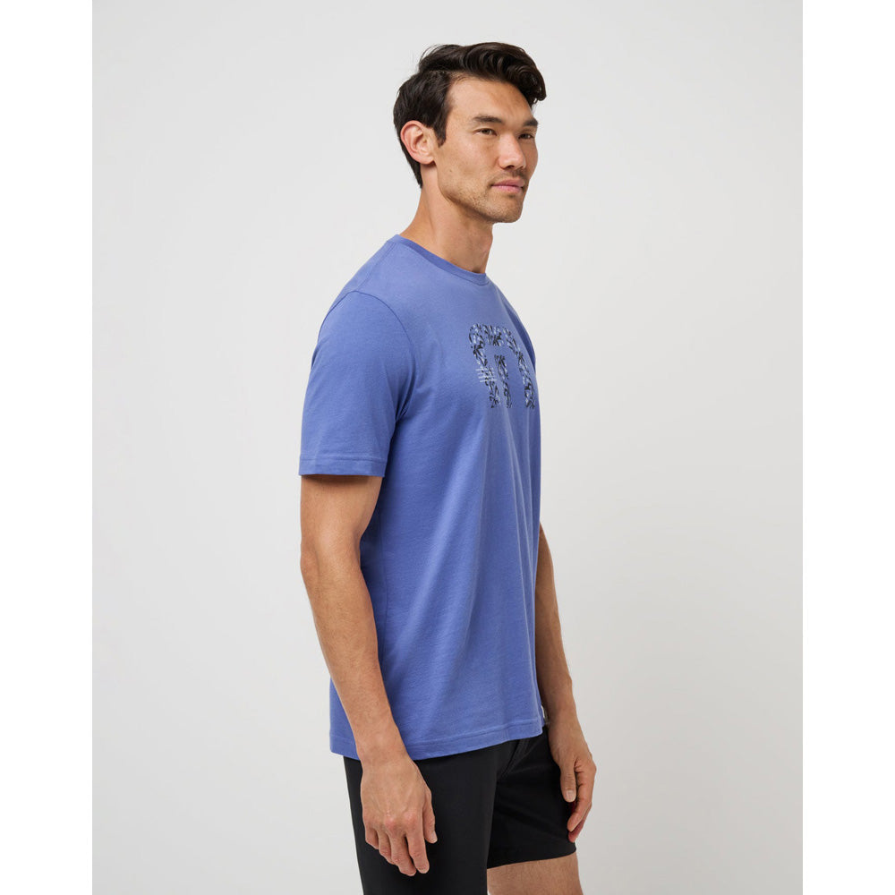 TravisMathew No Looking Back Men's Purple T Shirt