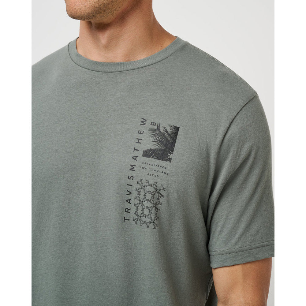 TravisMathew Global Pass Men's Olive T Shirt
